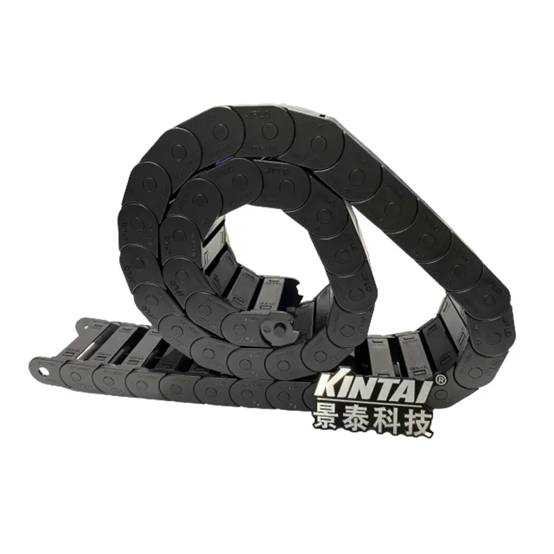 Machine Accessories Flexible Plastic Cable Drag Chain For Fluid System