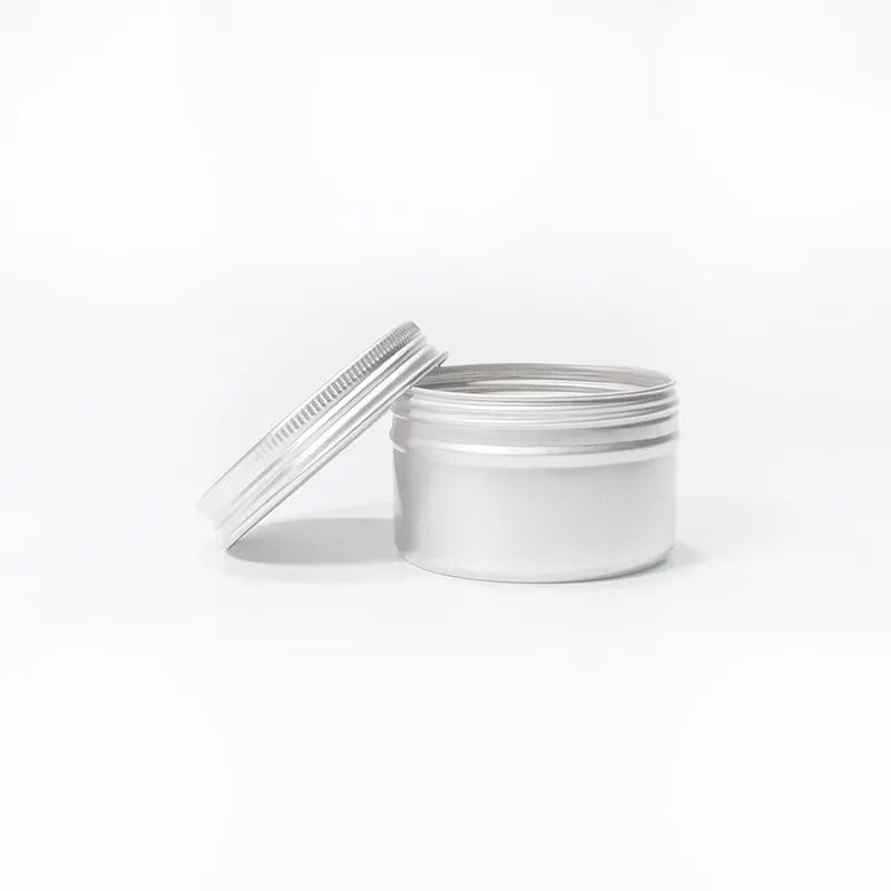 Индивидуальный маленький металлический алюминиевый жестяной футляр для крема, бальзама для губ, помады, воска для волос, упаковка для полировки обуви