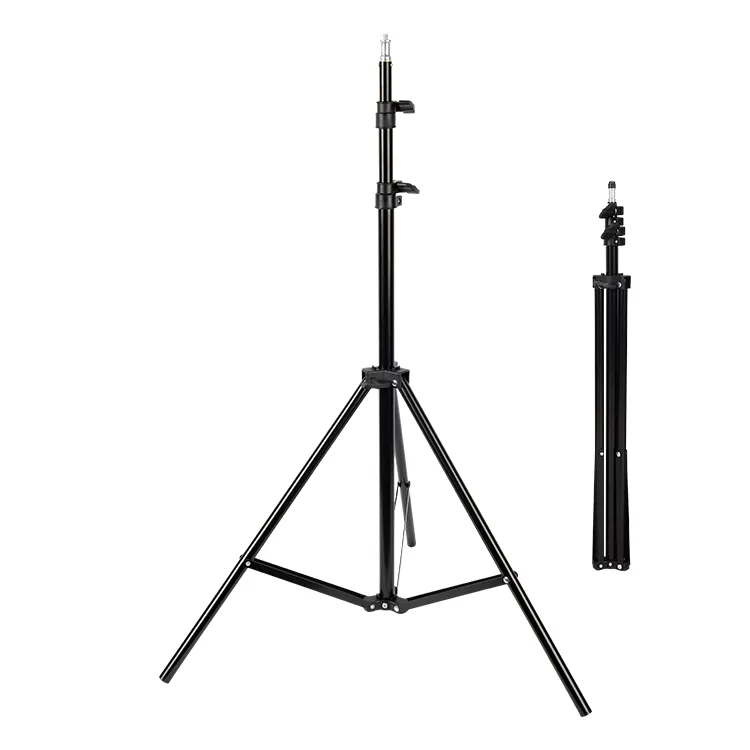 1.9M Light Stand High Quality Cheap Aluminum Alloy Floor Mobile Tripod Stand For Camera Shutter Video Shooting