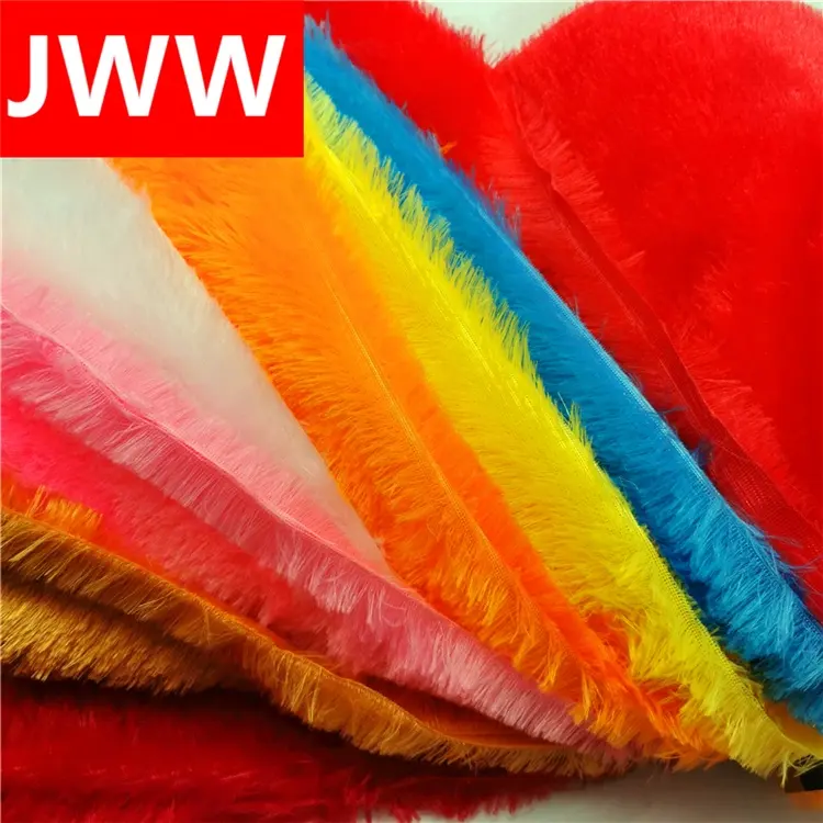 20mm polyester PV plush high pile velboa fabric for toy