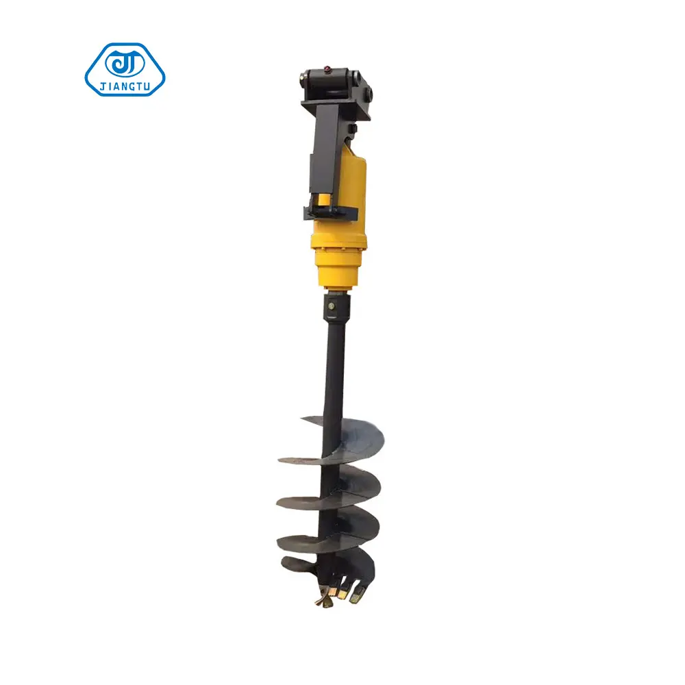 Excavator Hydraulic Auger for Earth Drilling