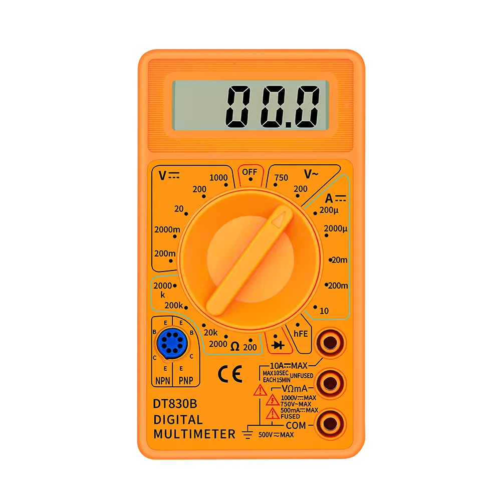 DT-830B портативный цифровой мультиметр, Электронный мультиметр для тестера сопротивления постоянного и переменного тока