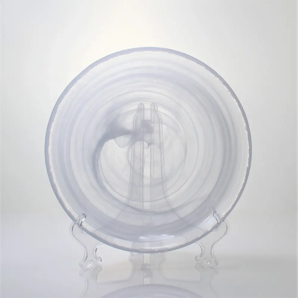 Пользовательская прозрачная стеклянная тарелка, стеклянная сервировочная тарелка, посуда