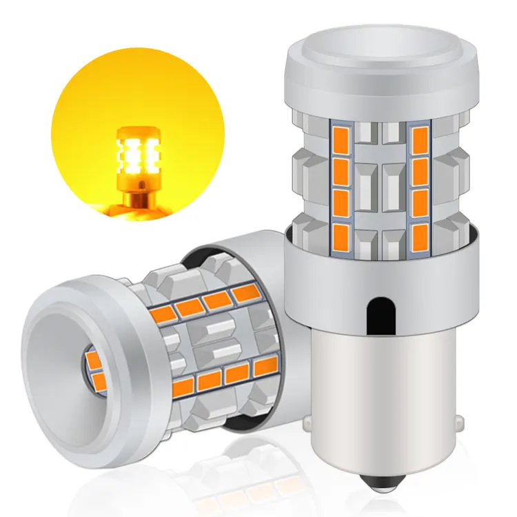 Высококачественная эффективная автомобильная светодиодная лампа BA15S S25 P21W BAU15S PY21W с указателем поворота, прочная Светодиодная лампа