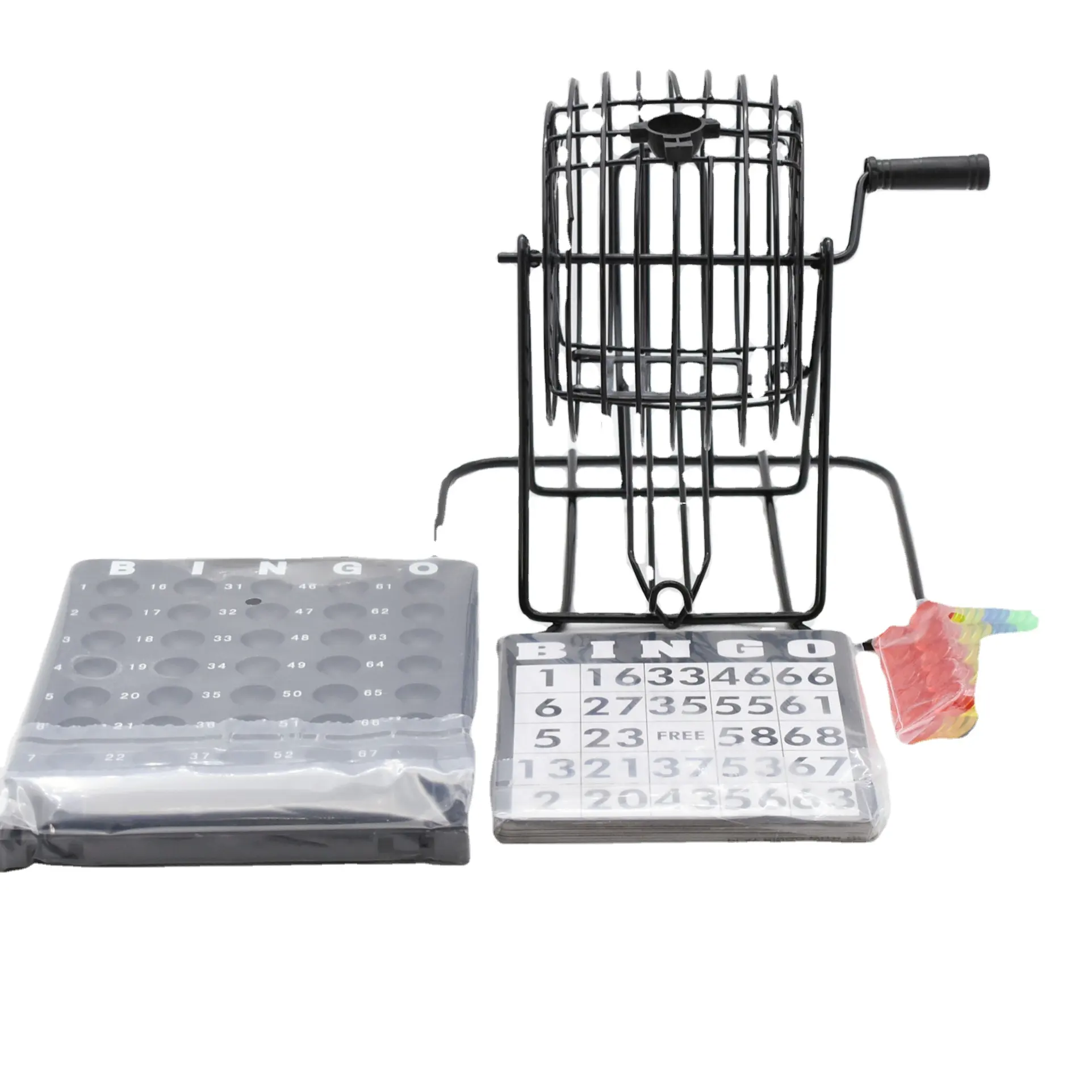 wholesale bingo machine with bingo cage chips and bingo card