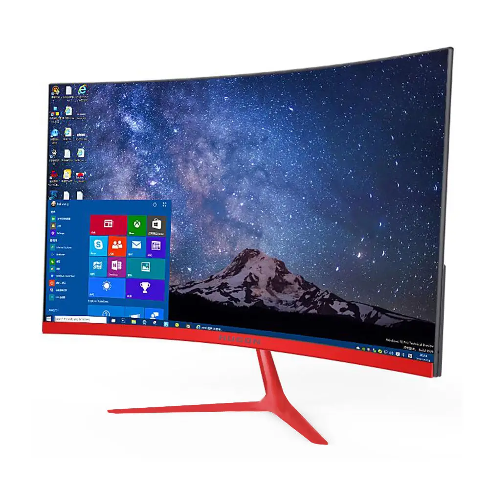 32 inch 240hz display borderless curved monitor 4k curved HD gaming LCD computer screen monitores para PC HD Gaming Display