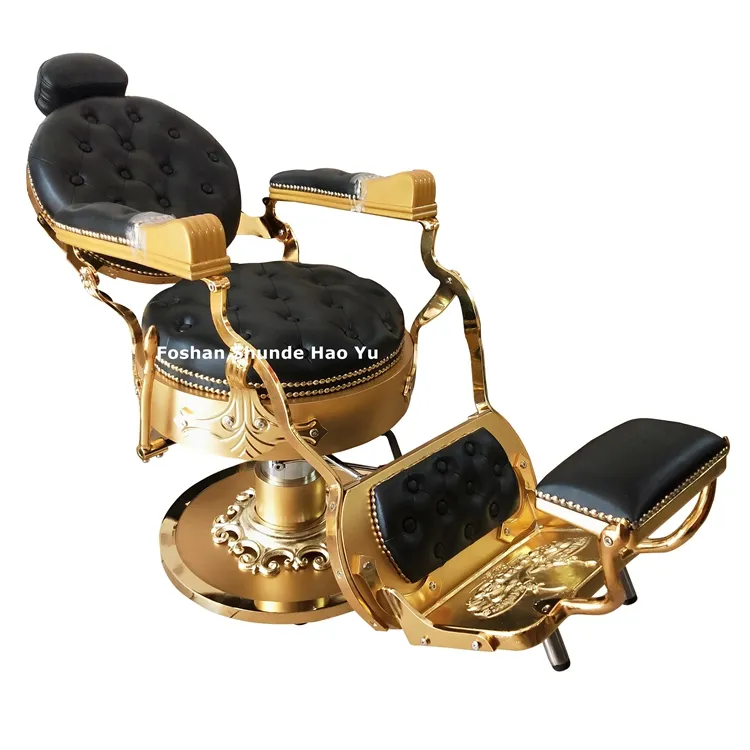BC91 парикмахерское кресло, античное парикмахерское кресло, классическое парикмахерское кресло
