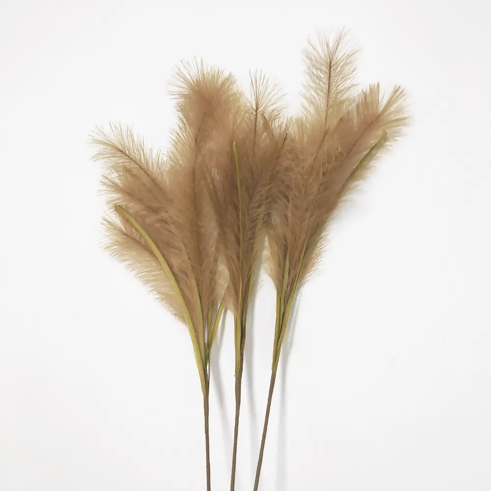 Instagram Popular Faux Dried Flower Pampas Grass For Other Home Decor Artificial Flower For Wedding Hall Decoration