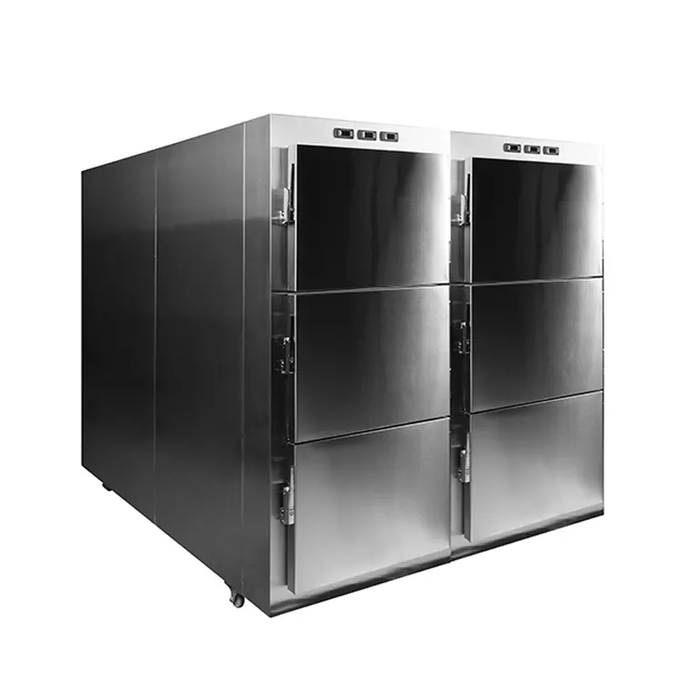 Mortuary Refrigerator YSSTG0106B Medical Stainless Steel Mortuary Freezer Equipment Mortuary Refrigerator