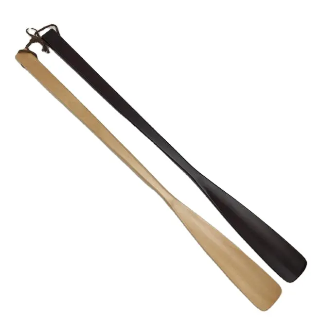 Extra Long Handled Wooden Shoe Horn Long Handle,Shoe Horn Wood for Seniors, Men, Women, Kids,Pregnancy 52cm,