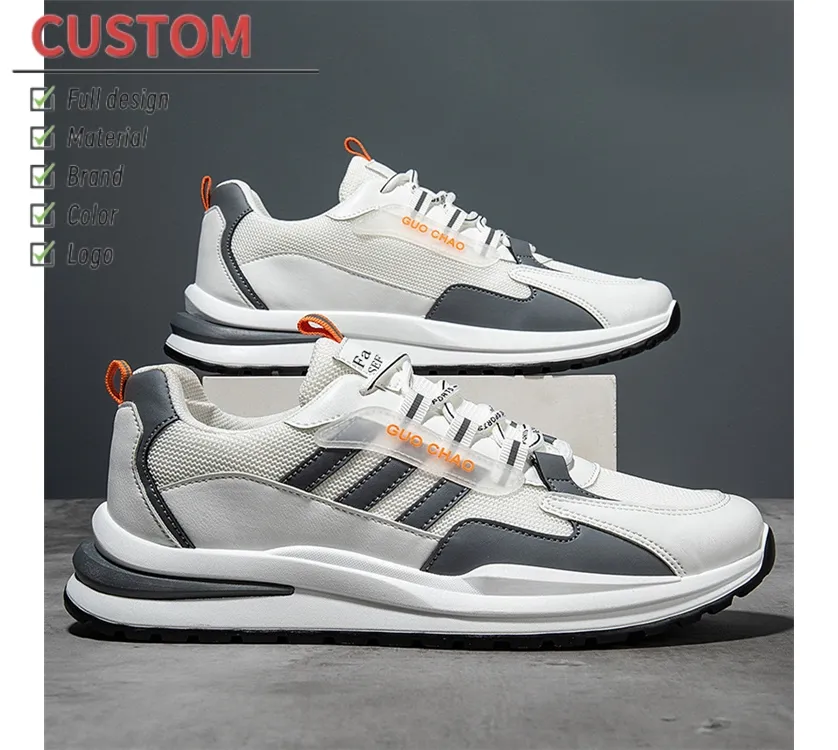 2023 Мужская обувь дышащая новая летняя сетчатая обувь на мягкой подошве в Корейском стиле легкая повседневная обувь для бега