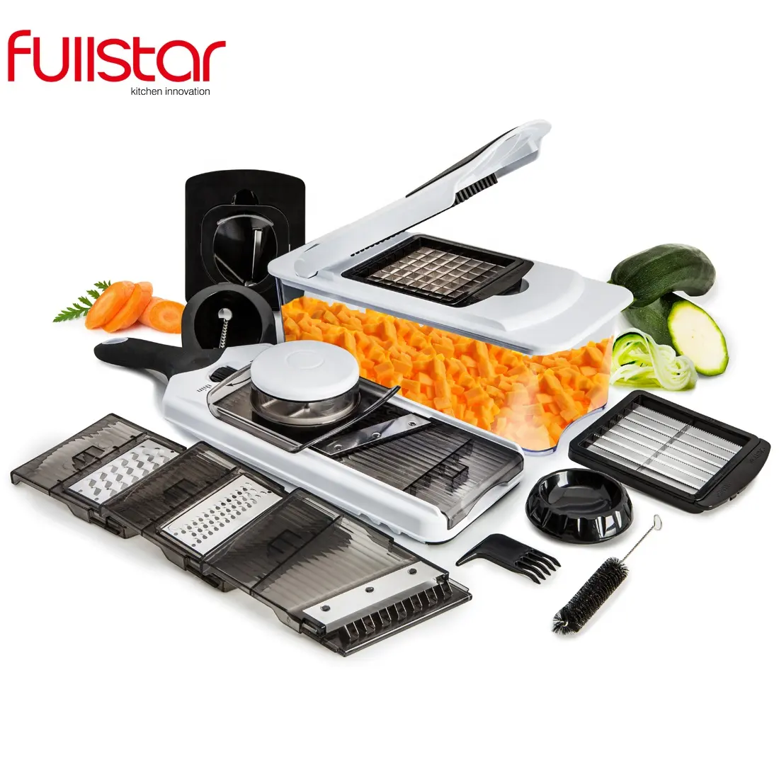 Fullstar 8 in 1 Adjustable vegetable chopper cutter slicer dicer