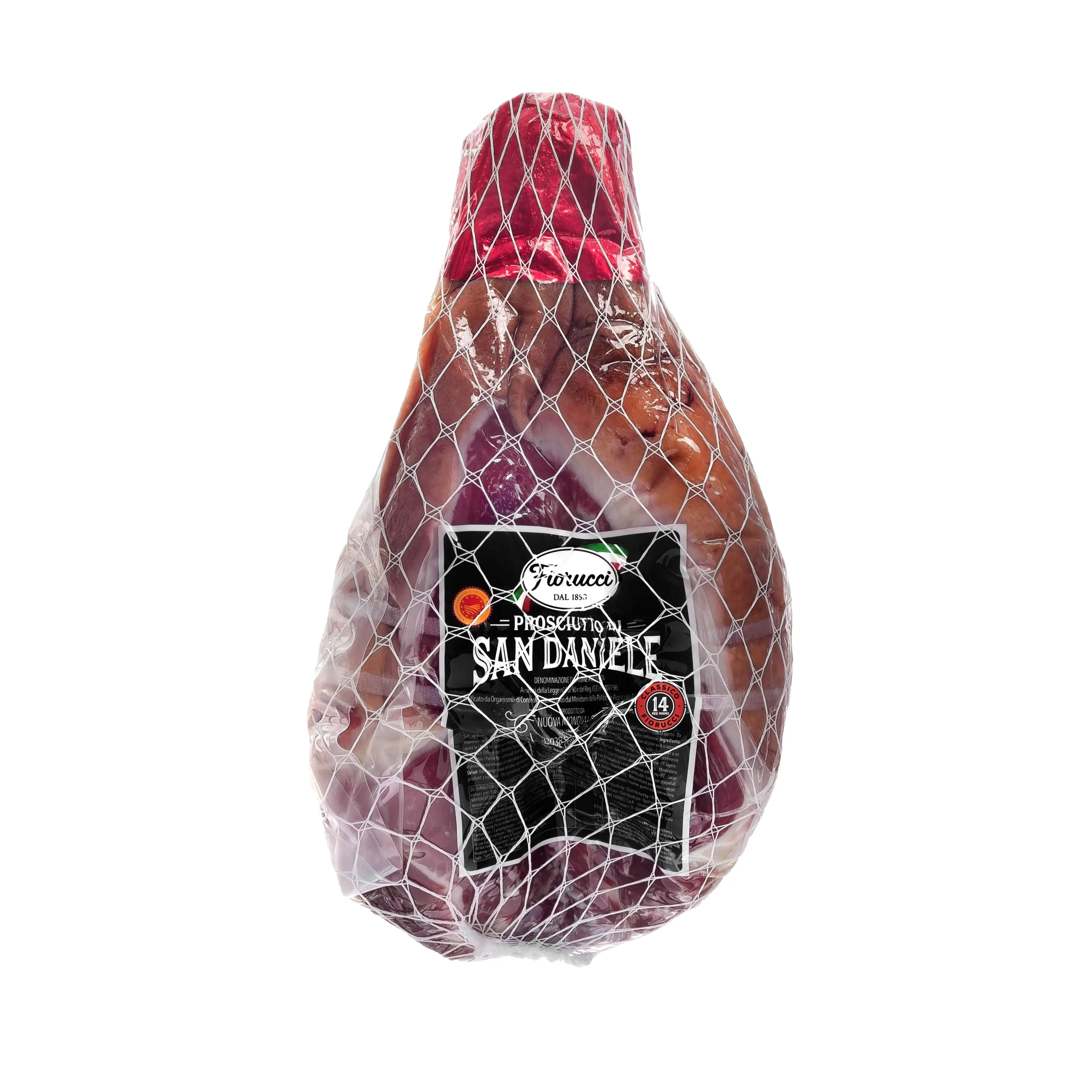 Original Made in Italy Dry Cured San Daniele Ham DOP Seasoned 14 months Deboned pork prosciutto crudo for aperitif