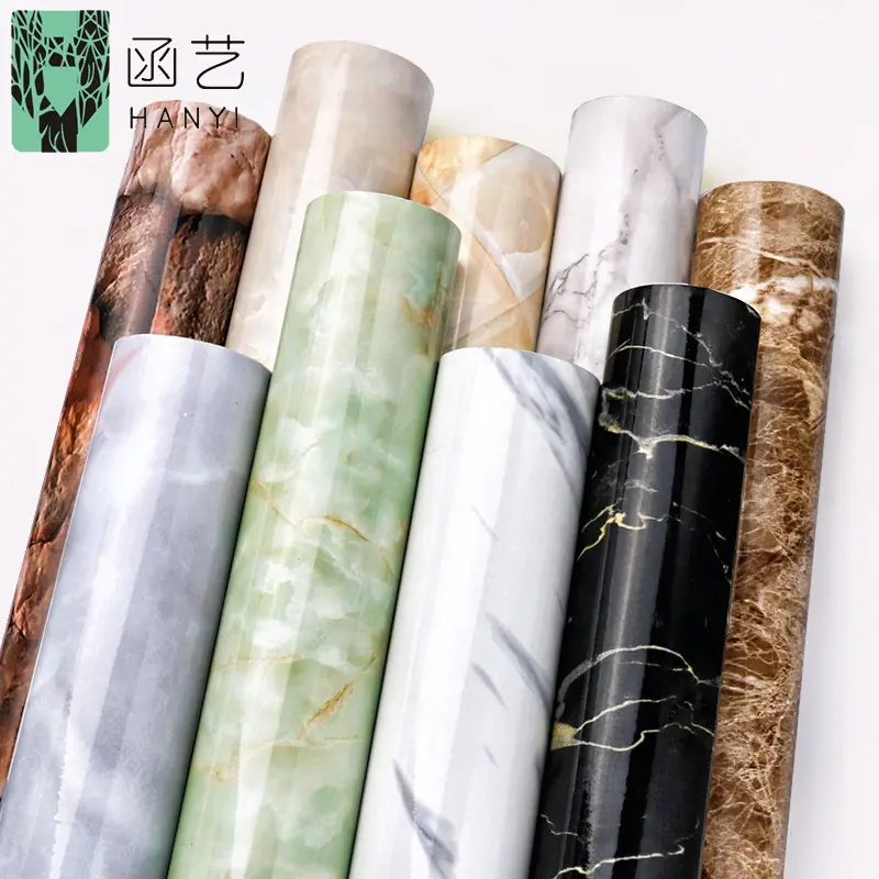 Wholesale supplier wall decoration peel and stick contact paper marble