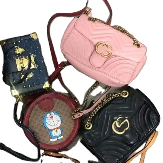 Таиландские Подержанные роскошные сумки, Оригинальные кожаные сумки с серийным кодом бренда ukay, оптовая продажа