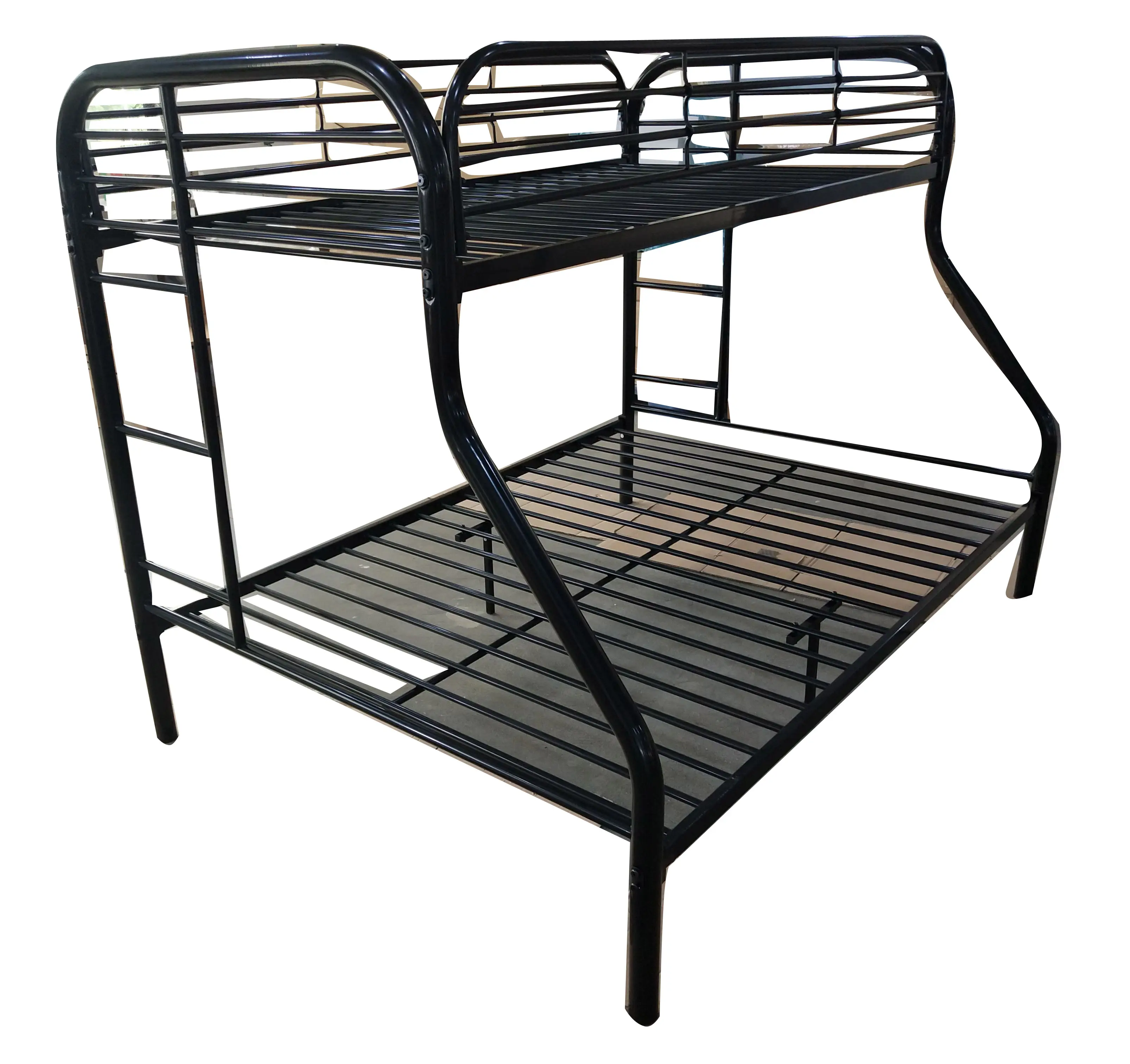 Simple design all iron metal double bed single bed triple bed frame