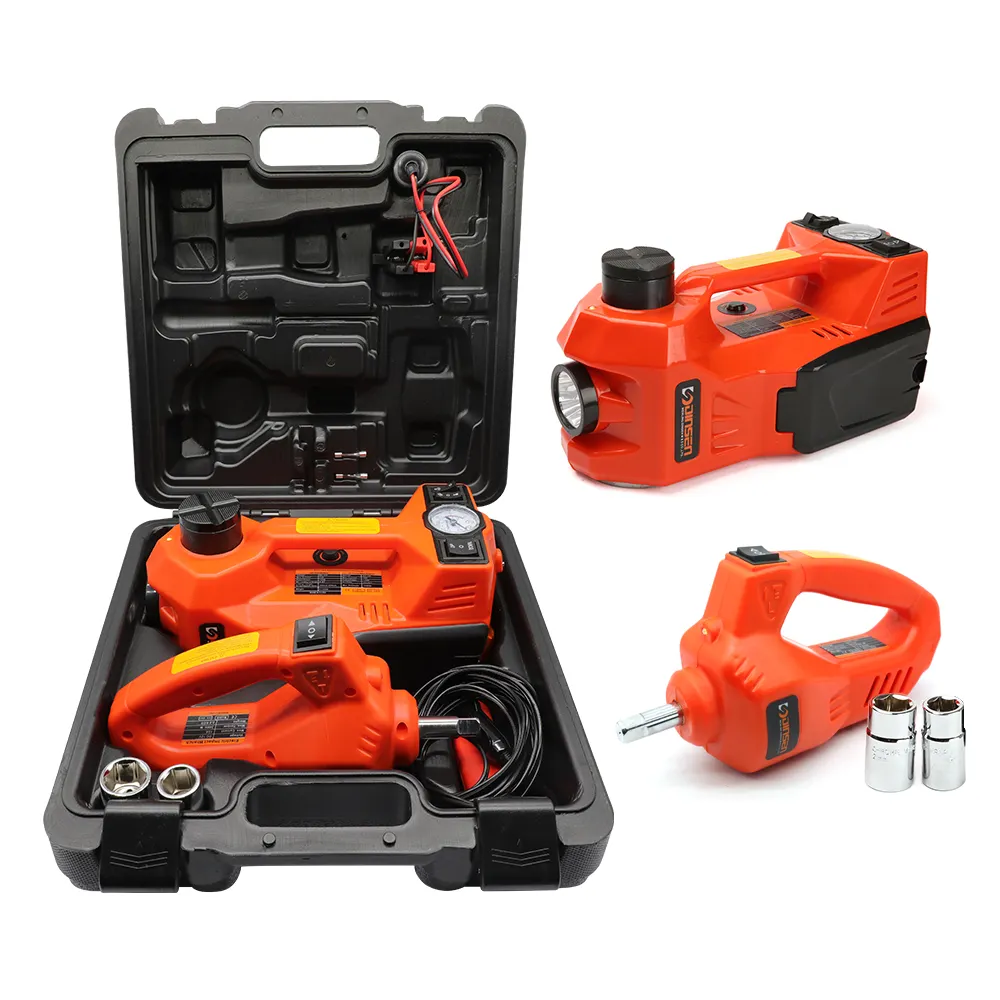 3 in 1 Automotive car repair emergency tool kit 12 volt car electric hydraulic jack wrench set