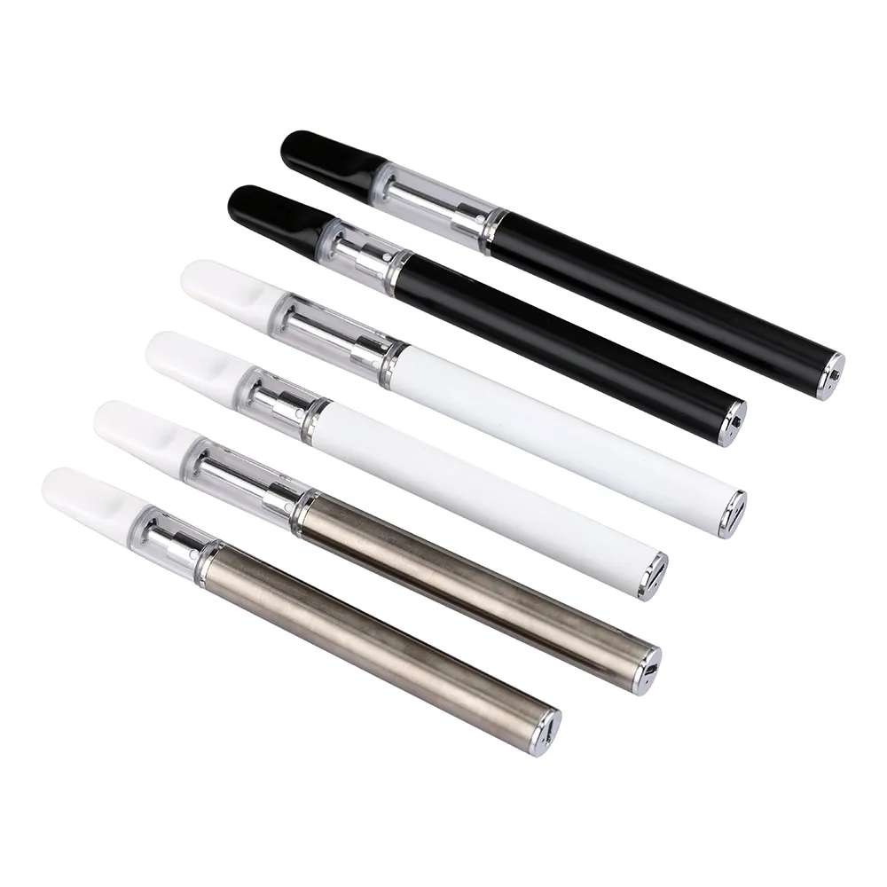 Популярная одноразовая ручка 2021, оптовая продажа, полностью керамическая катушка, пустая перезаряжаемая одноразовая электронная сигарета CBD