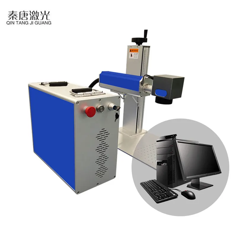 raycus fiber laser engraving machine for metal jewelry stainless steel copper aluminum etching laser marking cutting