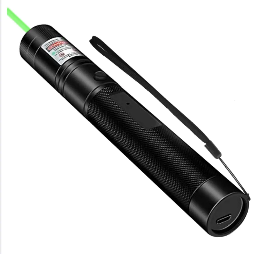 405nm 0.5mw Rechargeable Green Red Blue 303 Laser Pointer With USB Charging Port
