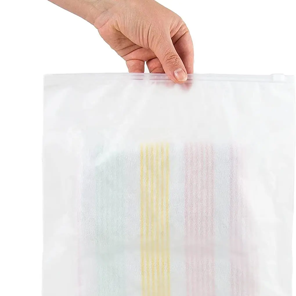 Готов к отправке, 50 шт., матовый пластиковый пакет на молнии с индивидуальным дизайном для упаковки одежды
