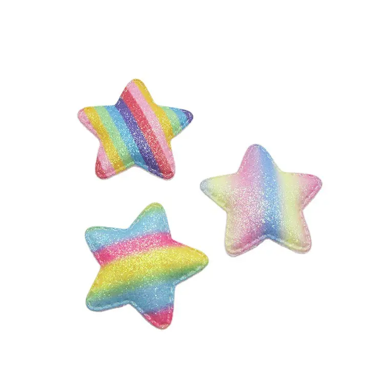 4.8cm Hot sale diy handmade accessories colorful stars