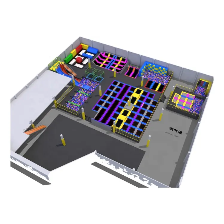 Новый мягкий комнатный батут, детский батут, парк развлечений с прыгающей кроватью для детей
