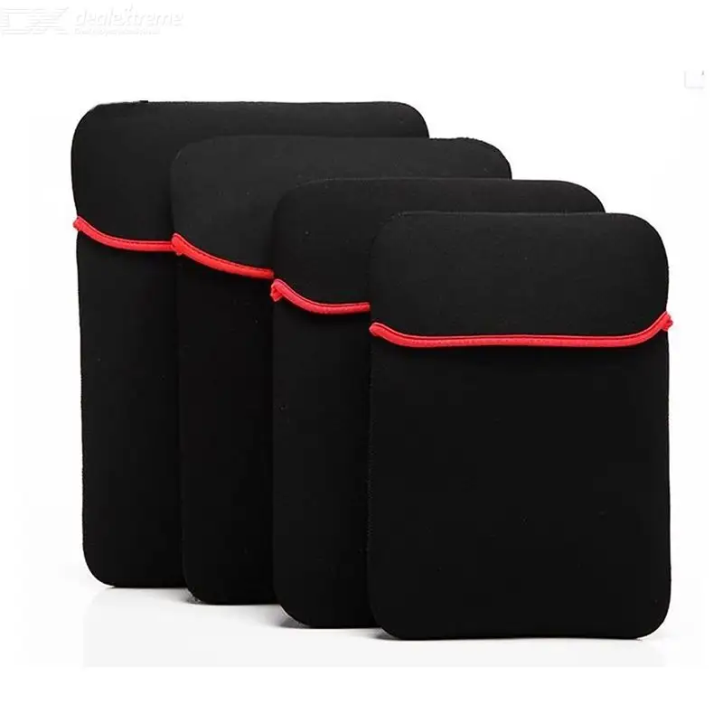 Black Neoprene Pouch Sleeve Soft laptop sleeve neoprene for Android Tablet PC