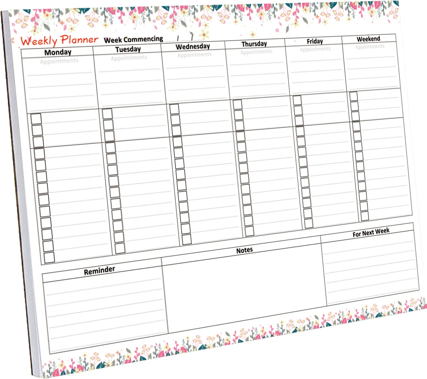 Myway New Design 2021 Personalized Custom Logo Printed To Do List Notepad With Magnetic