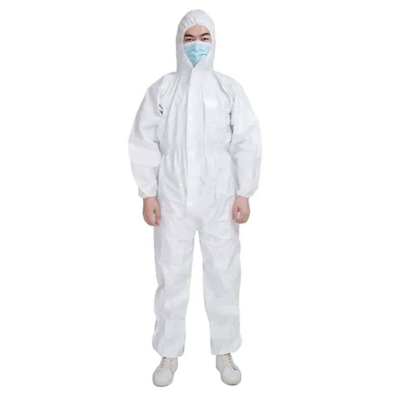 Disposable Waterproof microporous Non Woven coverall suit