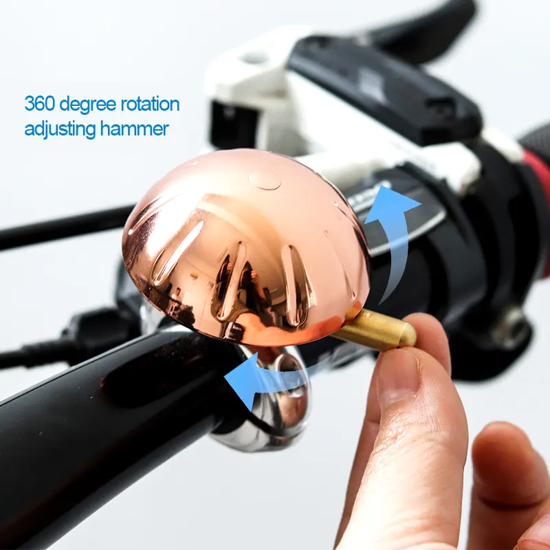 Aluminum Alloy Clear Sound BMX MTB Mountain Cycling Bike Horn Bicycle 22.2-5.4mm Bicycle Accessories Bicycle Handlebar Bell