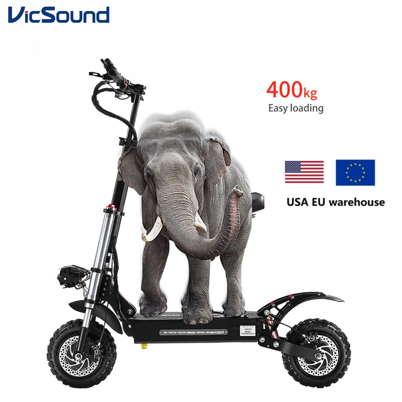 VicSound USA, склад, китайский скутер, производитель, 5600 Вт, 6000 Вт, 85 км, скоростной складной двухмоторный Электрический скутер для взрослых