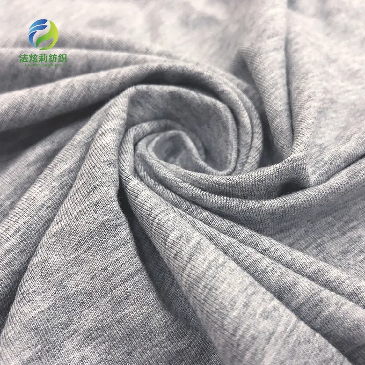 Eco-friendly 180gsm Lenzing Tencel 47.5Cotton 47.5%Modal 5%Spandex blend EcoVero Lyocell singel jersey Knitted Fabric