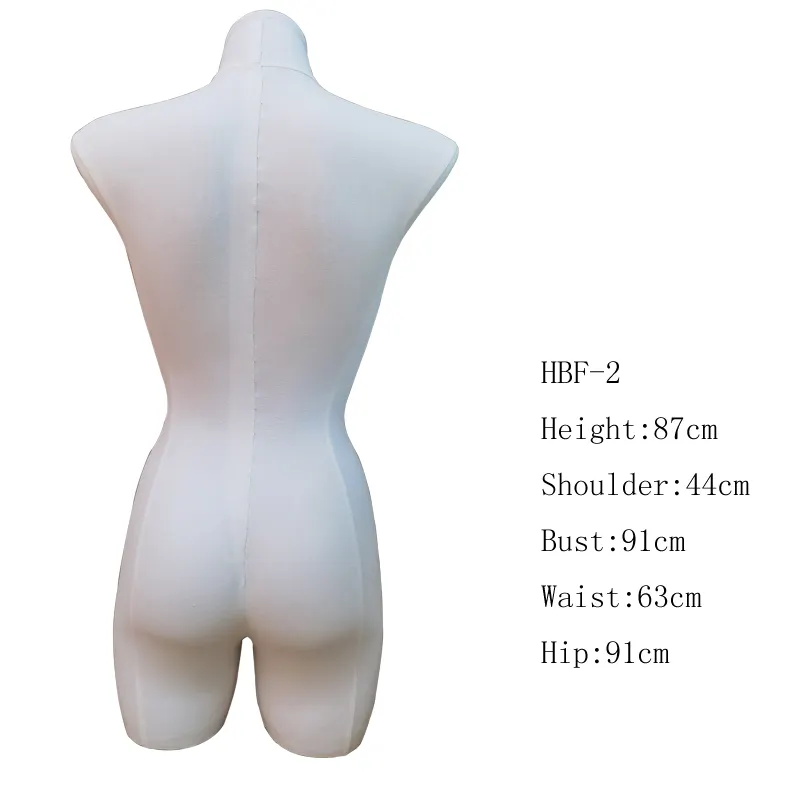 headless fabric female fiberglass mannequin for clothes display