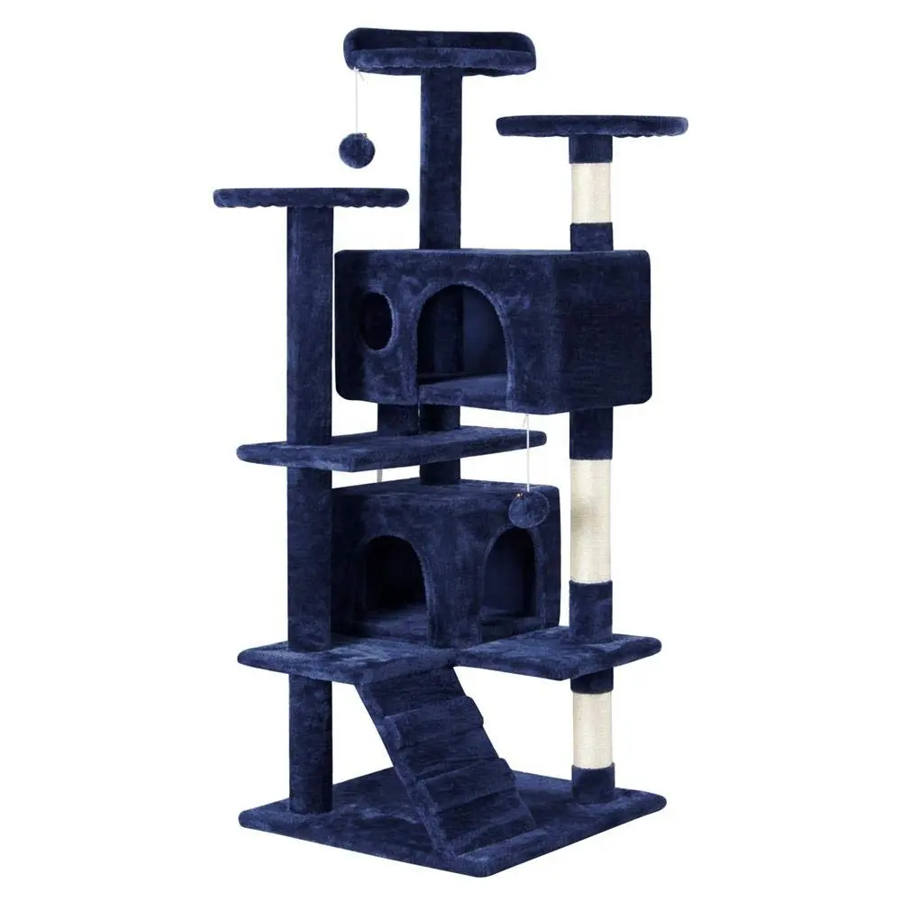 Hot Sale on eBay Factory Price 130cm Kratzbaum Cat Toys Condo Furniture Arbol Para Gatos Cat Tree Tower For Sale