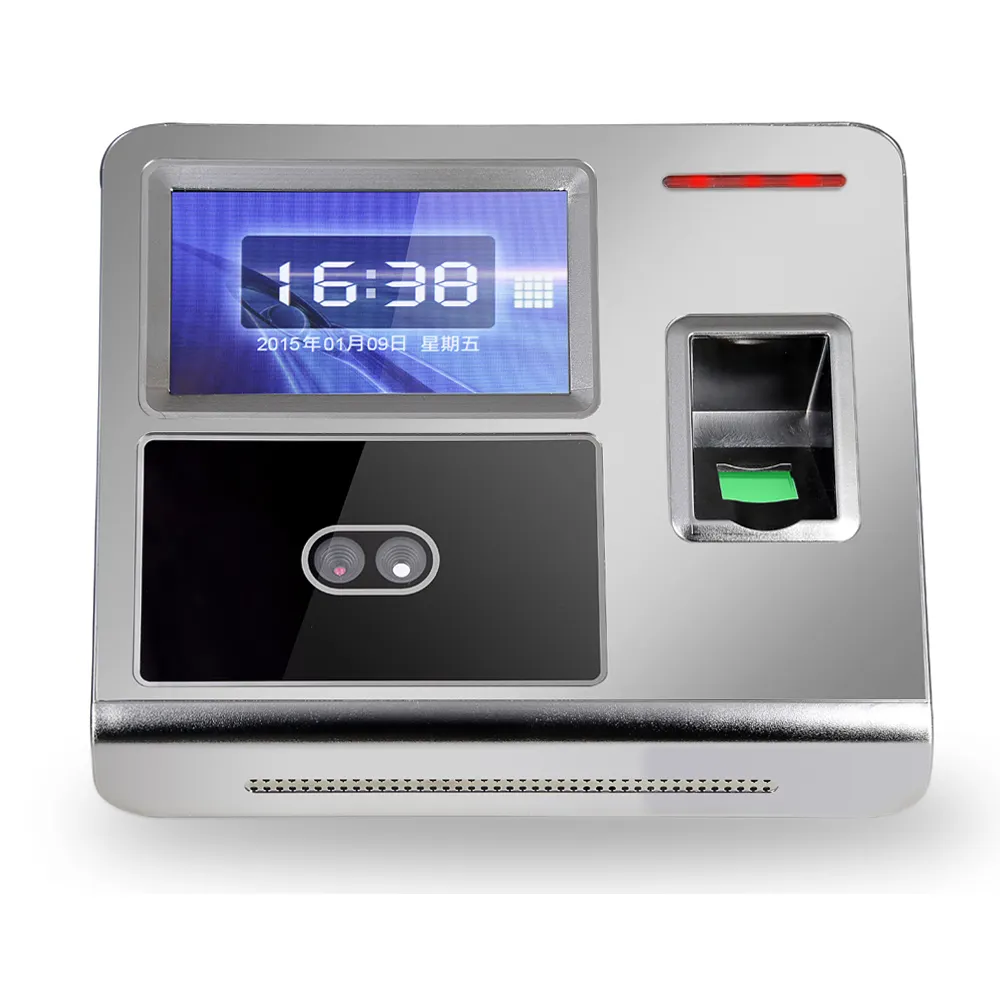 Dual HD Camera TCP IP Face Recognition Type Time Stamp Machine With Simple Access Control