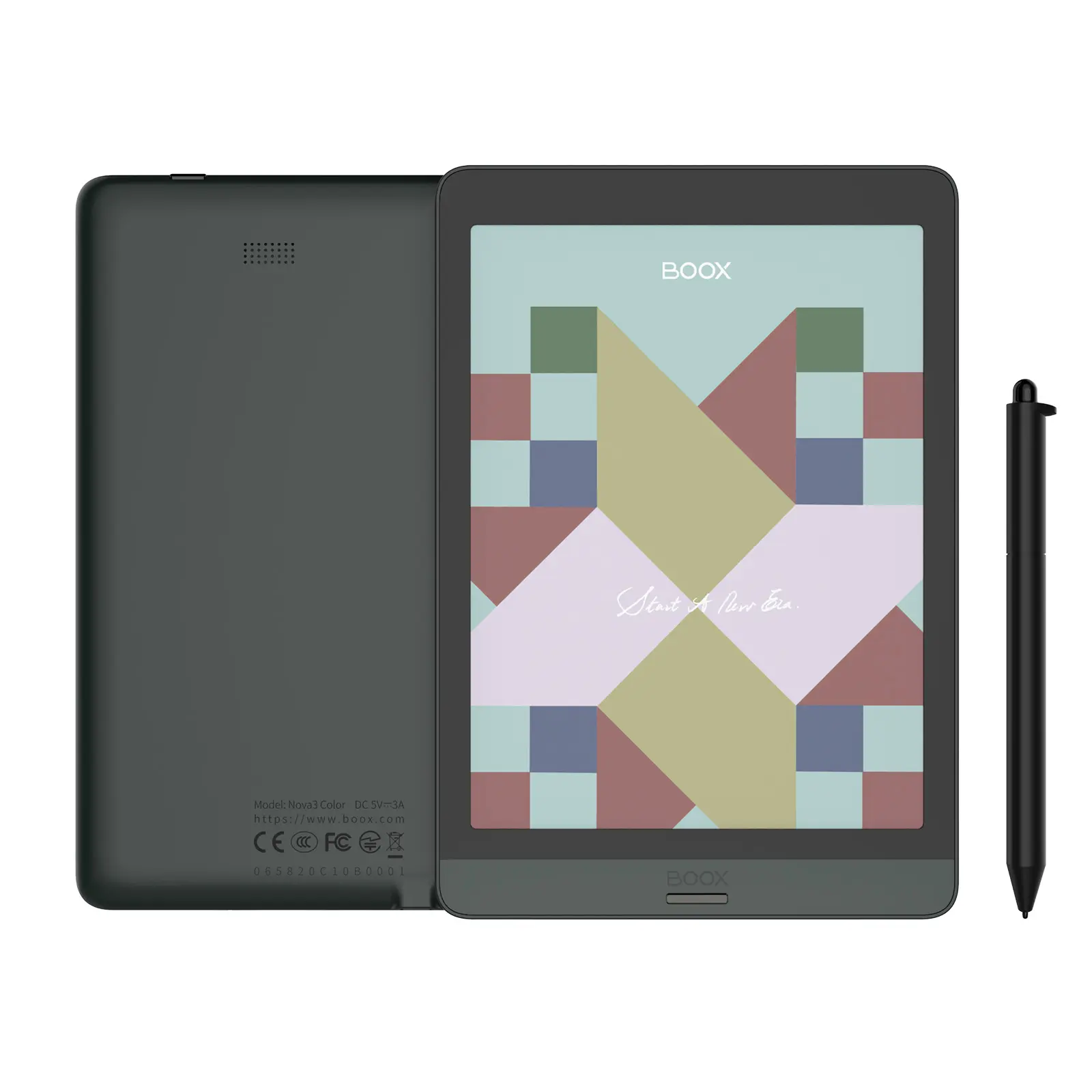 7,8 дюймовая электронная книга Boox Nova 3 цвета с новым экраном Kaleido для чтения и письма