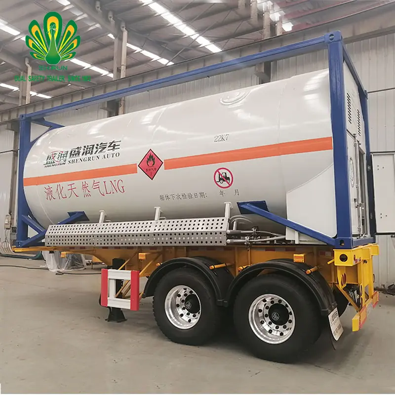 China Factory Price ASME 20ft T75 T50 Cryogenic Liquid Gas Oxgen Nitrogen Helium Storage ISO Tank Container