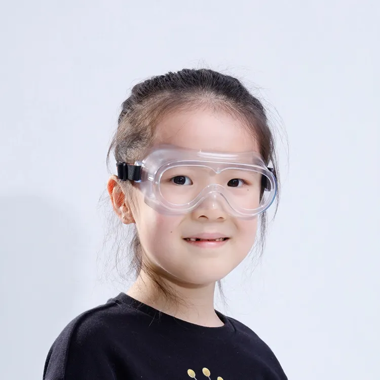 China Manufacture New Design Protective Spectacles Medical Safety Goggles Anti Fog Kids Eye Protection Glasses