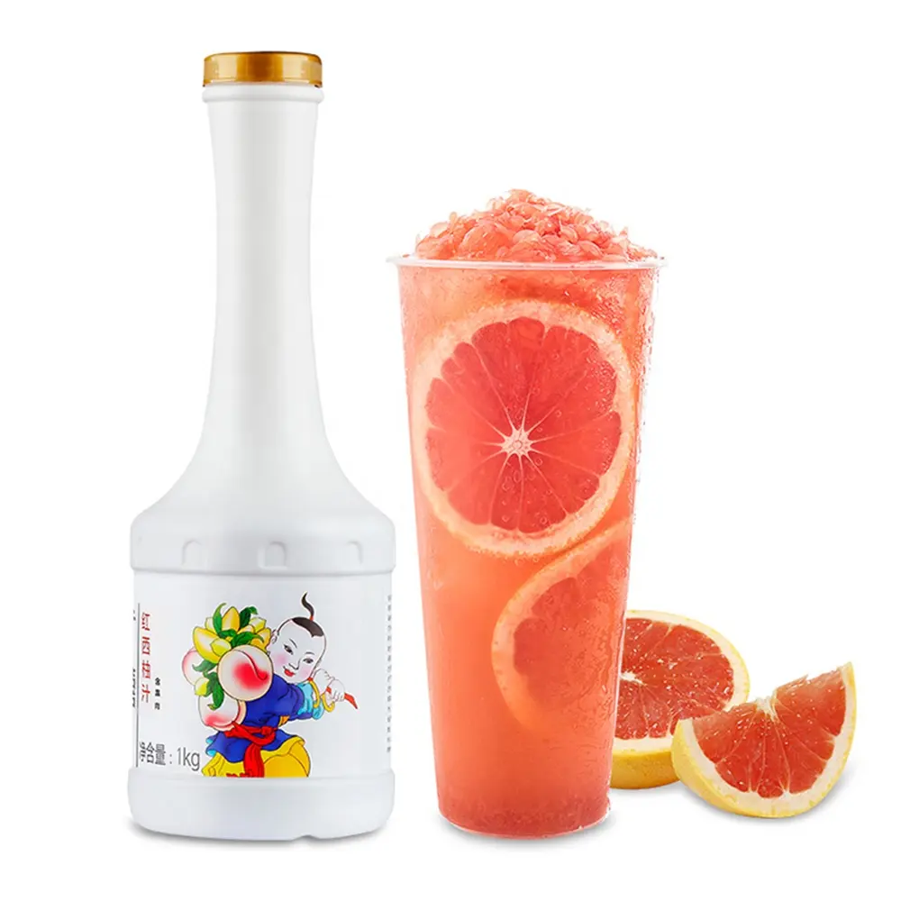 1kg Double Happiness Red Grapefruit Juice Concentrate for Drinks or Smoothie