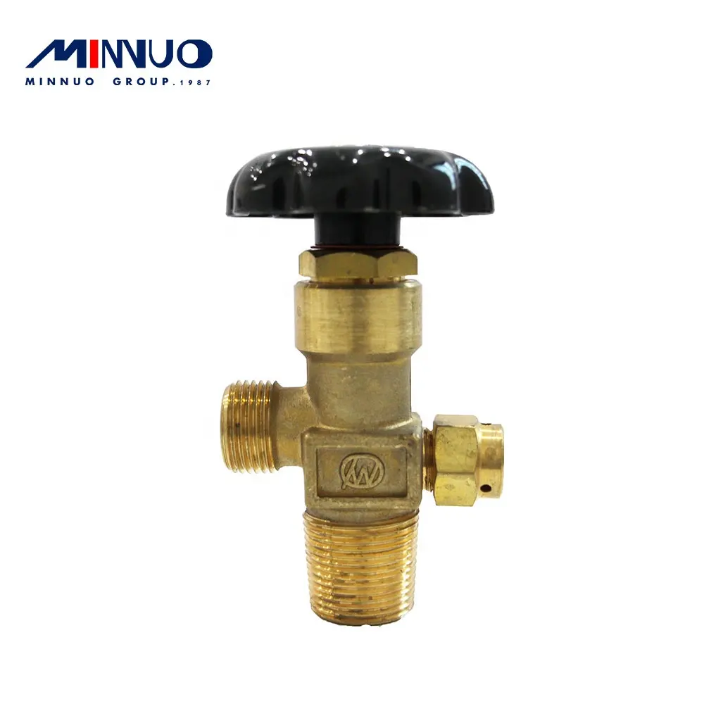 Brass material high pressure valve for common gas cylinder