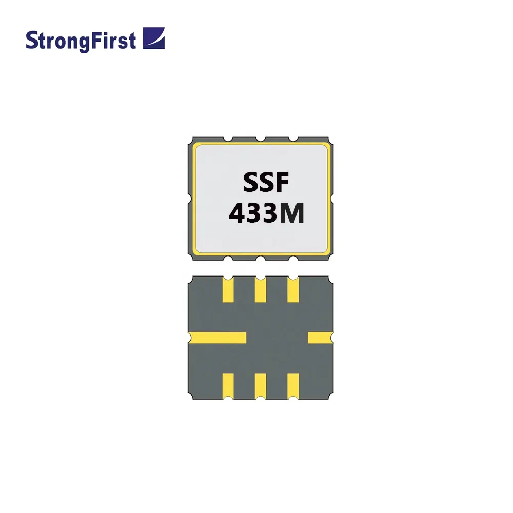 Strongfirst 433,92 МГц, SMD3.8 * 3,8 мм, полоса пропускания: 320 кГц, пильный фильтр