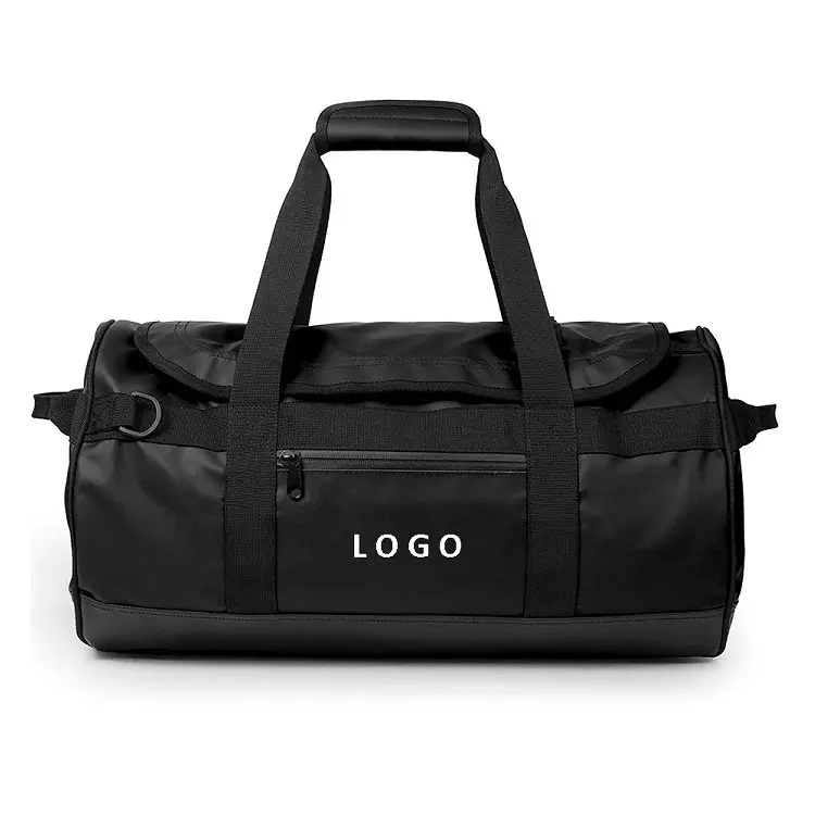 Large Tarpaulin Duffle Gym Bag Multifunction Custom 50L 70L Waterproof Travel Sport Duffle Bag With Logo