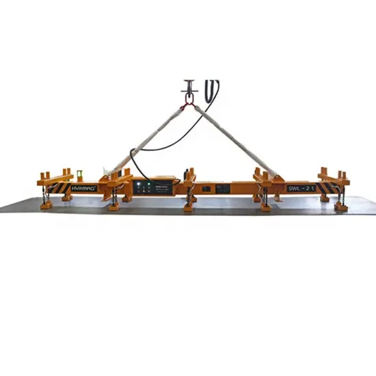 Sheets Steel Lifting Magnets System Remote Controlled Plate Handling Equipment Magnetic Lifting Device