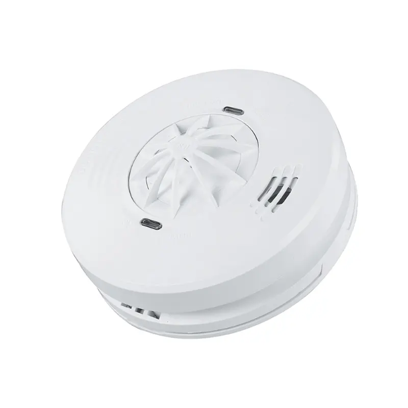 Фабричная поставка умный беспроводной Wi-Fi DC9V аккумулятор фотоэлектрический датчик дыма детектор для домашней пожарной сигнализации
