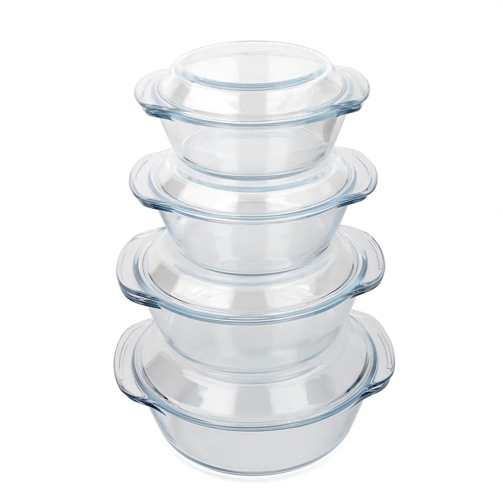 high borosilicate cookware+sets Pyrex glass cooking pot KITCHEN COOKWARE SET
