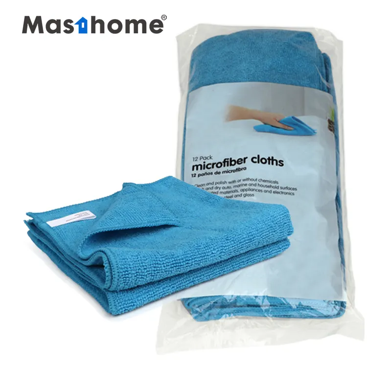 Masthome 35,6*35,6 см 12 шт./компл. оптовая продажа, впитывающее полотенце из микрофибры, тряпки для чистки автомобиля и дома, уборка