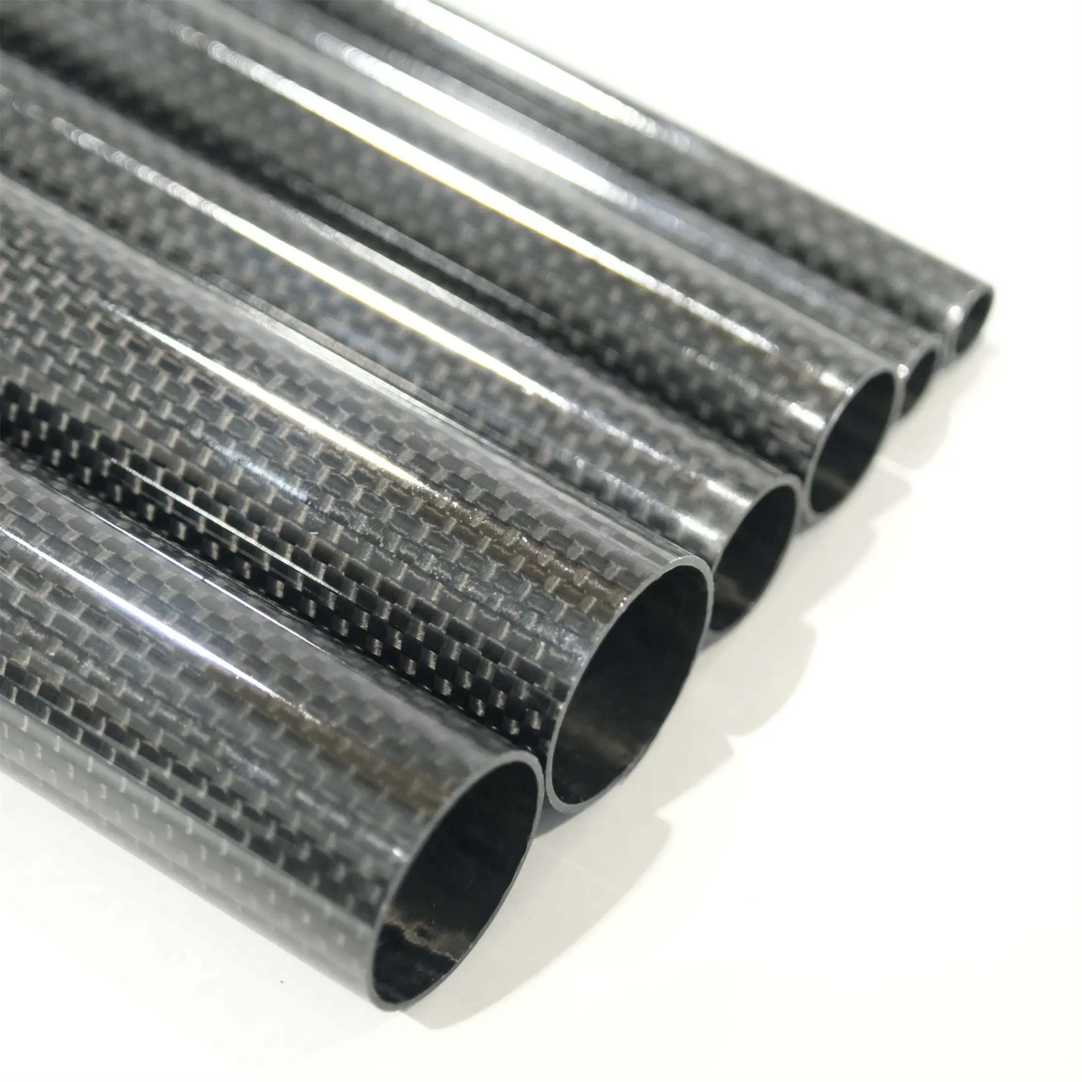 38mm 36mm 3k Carbon Fiber Tube For Sporting With High Strength