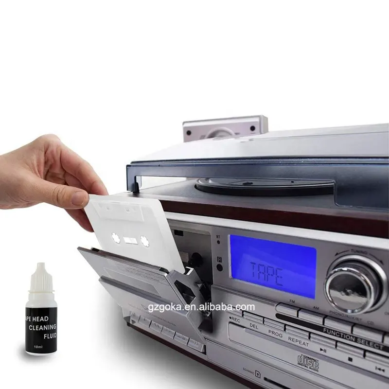 Record Cleaner New Products Vinyl Record Players Tape Cleaner Cassette Head Cleaning 2 Cleaners With Tape