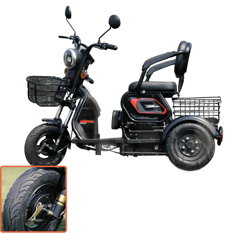 CE other tricycle adult 3 wheel steel motorcycle motroized electric tricycles trike